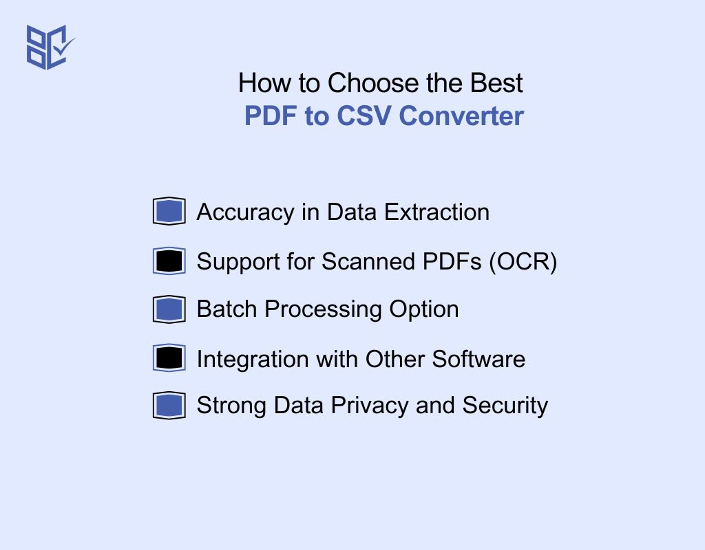 How to Choose the Best PDF to CSV Converter